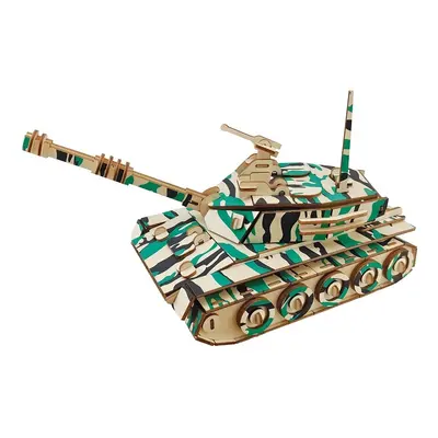 Woodcraft Dřevěné 3D puzzle Velký tank