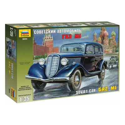 Model Kit military 3634 - GAZ M1 Soviet Car (1:35)