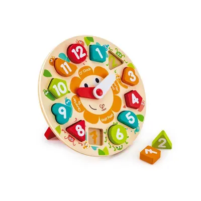 Hape Dětské puzzle hodiny