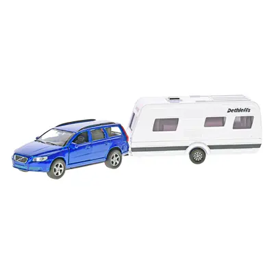 Kids Globe Traffic Volvo V70 kov s karavanem 30cm na zpětný chod