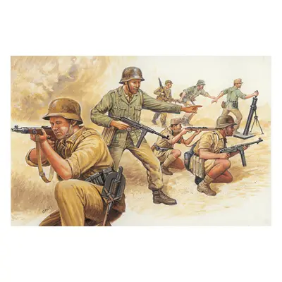 Model Kit figurky 6076 - WWII - GERMAN AFRIKA CORPS (1:72)