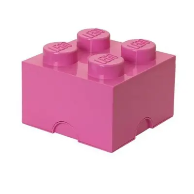 LEGO® úložný box 4 - růžová 250 x 250 x180 mm