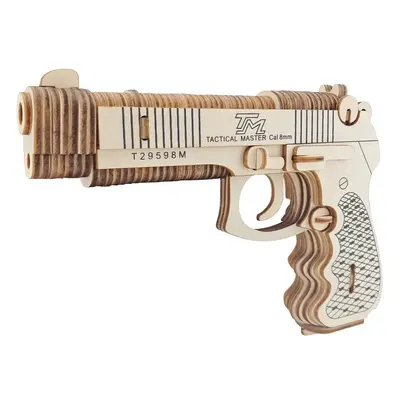 Woodcraft Dřevěné 3D puzzle Pistole M92F