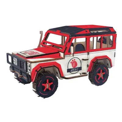 Woodcraft Dřevěné 3D puzzle SUV