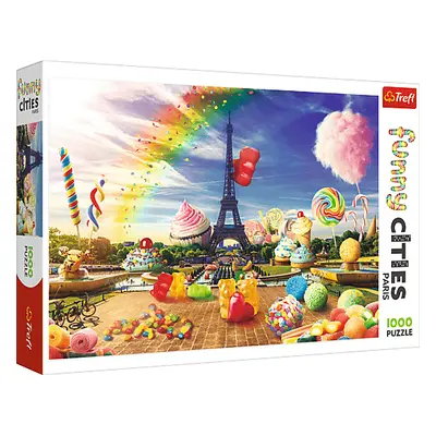 Trefl Puzzle 1000 Crazy City - Sladký Paříž