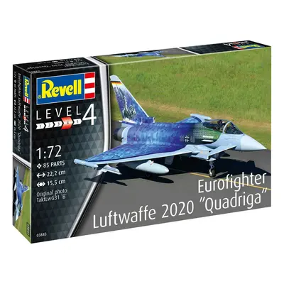 Plastic ModelKit letadlo 03843 - Eurofighter "Luftwaffe 2020 Quadriga" (1:72)