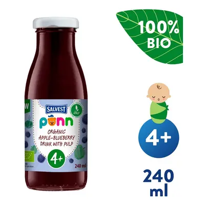 SALVEST Ponn BIO borůvková šťáva s jablkem a dužinou (240 ml)