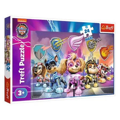 Trefl Puzzle 24 Maxi - Mise štěňat / Viacom PAW PATROL: THE MIGHTY MOVIE 2023