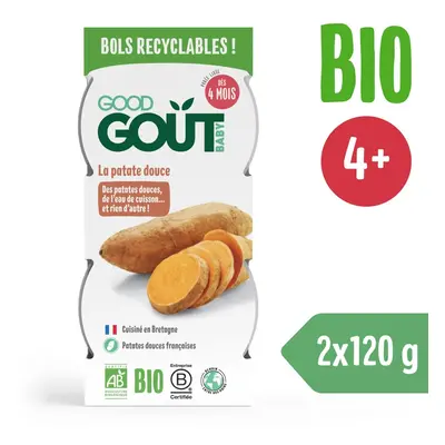 Good Gout BIO Batátové pyré (2x120 g).