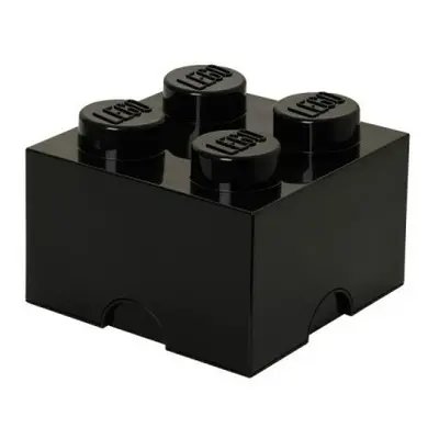 LEGO® úložný box 4 - černá 250 x 250 x 180 mm