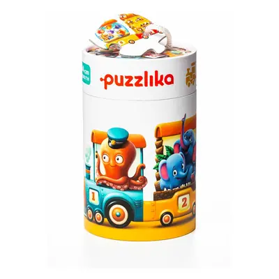 Puzzlika 13050 Vlak 94 cm - naučné puzzle 20 dílků