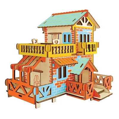 Woodcraft Dřevěné 3D puzzle Venkovská chata