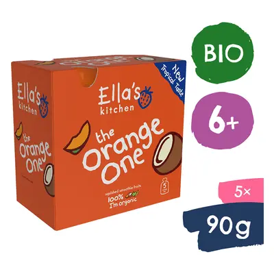 Ella's Kitchen BIO ORANGE ONE Ovocné pyré s mangem (5x90 g)