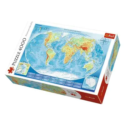 Trefl Puzzle 4000 dílků Velká mapa světa