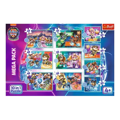 Trefl Puzzle 10v1 - Šťastný den pejsků / Viacom PAW PATROL: THE MIGHTY MOVIE 2023