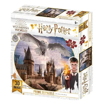 3D puzzle Harry Potter - Bradavice a Hedvička 500 ks