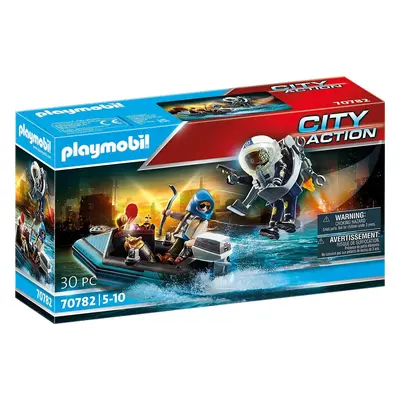 PLAYMOBIL City Action 70782 Policejní Jetpack Zatčení zloděje umění