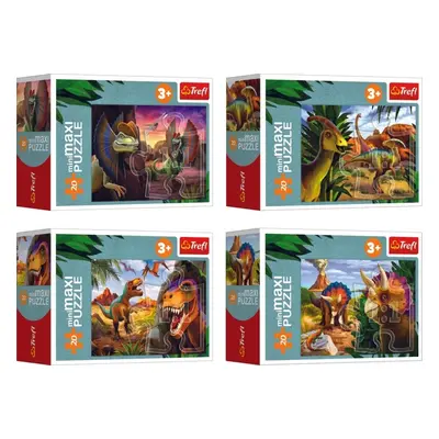 Trefl Puzzle 20 miniMAXI Prozkoumejte svět dinosaurů