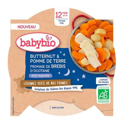 BABYBIO Brambory máslová dýně ovčí sýr 230 g