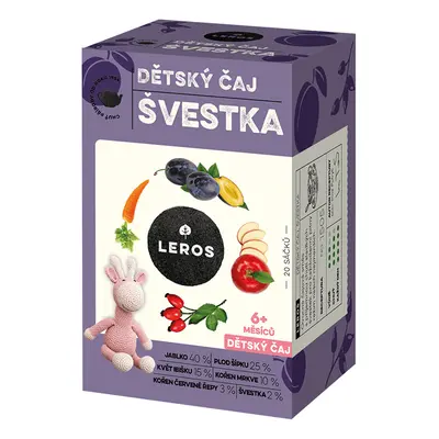 LEROS Dětský čaj Švestka 20x2,0g