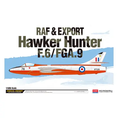 Model Kit letadlo 12312 - RAF & Export Hawker Hunter F.6 / FGA.9 (1:48)