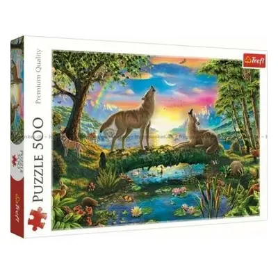 Trefl puzzle 500 Lupine nature