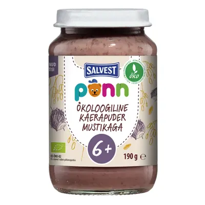 SALVEST Ponn BIO Borůvky s ovesnými vločkami 190 g