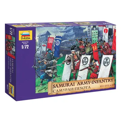 Wargames (AOB) figurky 8017 - Samuray Infantry XVI-XVII AD (1:72)