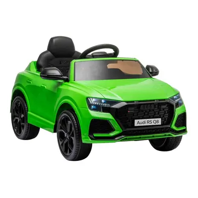 Elektrické autíčko Audi RSQ8, 12V, 2,4GHz dálkové ovládání, USB/SD Vstup, LED, zelené