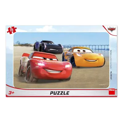 Dino CARS Závodní 15 deskové Puzzle