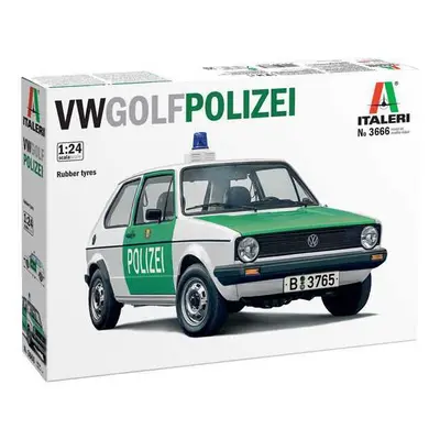 Model Kit auto 3666 - VW Golf "POLIZEI" (1:24)