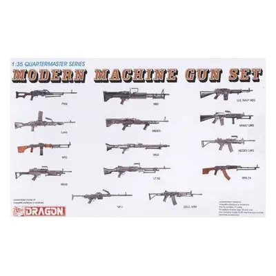 Model Kit zbraně 3806 - MODERN MACHINE GUN SET