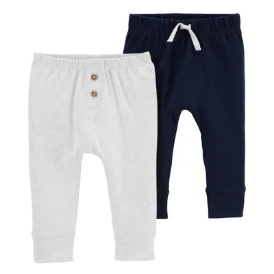 CARTER'S Tepláky Grey&Navy holka LBB 2ks 3m