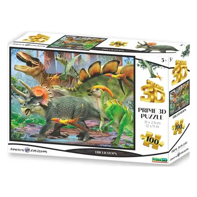 3D puzzle - Triceratops 100 ks