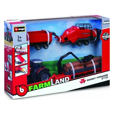 Bburago 10cm Farm tractor Gift Set (6ks)