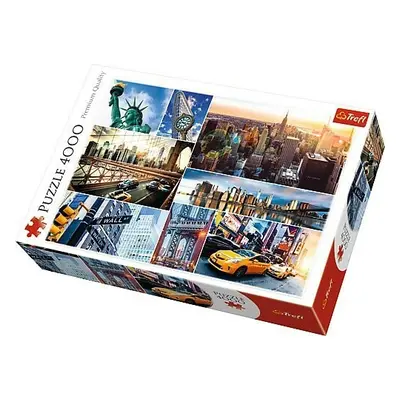 Trefl Puzzle 4000 dílků New York koláž