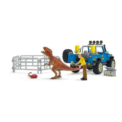 Schleich Terénní auto s vnějším výběhem pro dinosaura