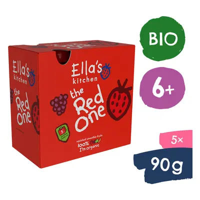 Ella's Kitchen BIO RED ONE ovocné pyré s jahodami (5x90 g)