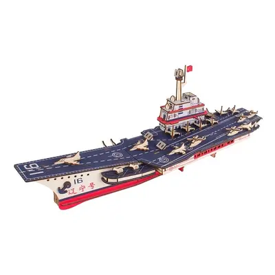 Woodcraft Dřevěné 3D puzzle Letadlová loď Liaoning