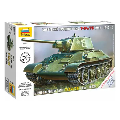 Snap Kit tank Z5001 - T-34/76 (1:72)