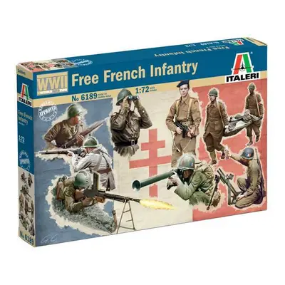 Model Kit figurky 6189 - WWII - Free French Infantry (1:72)