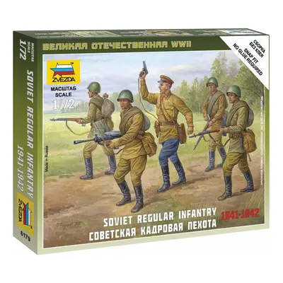 Wargames (WWII) figurky 6179 - Soviet Regular Infantry 1941-42 (1:72)