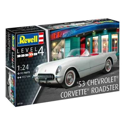 Plastic ModelKit auto 07718 - '53 Corvette Roadster (1:24)