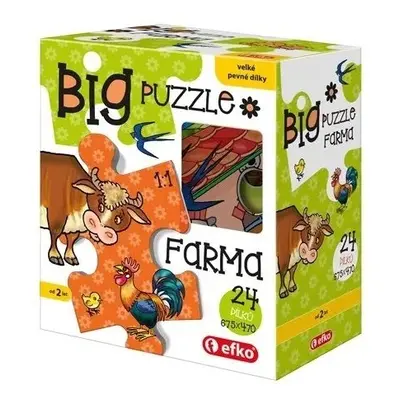 Puzzle BIG Farma BABY - velké puzzle pro nejmenší