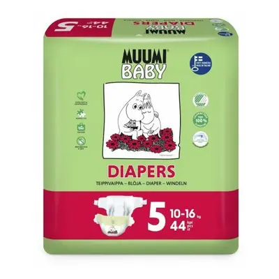 Pleny jednorázové 5 Maxi + 10-16kg 44ks Baby Muumi