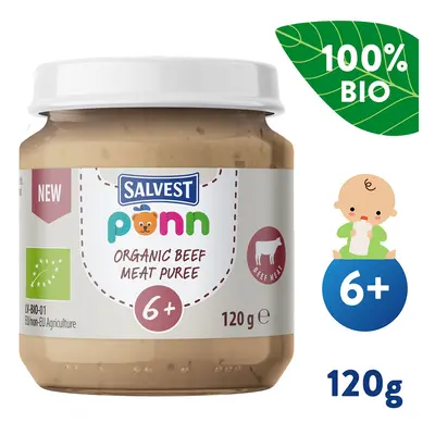 SALVEST Ponn BIO Hovězí pyré (120 g)