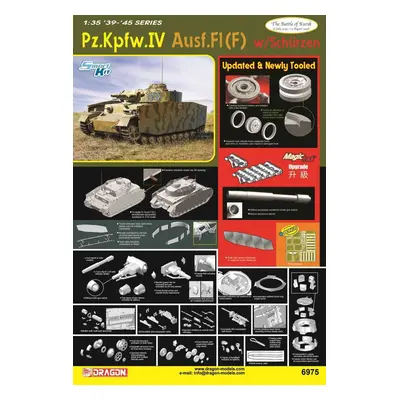 Model Kit military 6975 - Ps.IV Ausf.F1(F) w/SCHURZEN (1:35)