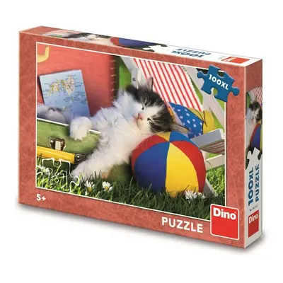 Dino Kotě odpočívá 100 XL Puzzle