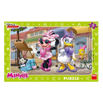 Dino MINNIE na Montmartru 15 deskové Puzzle