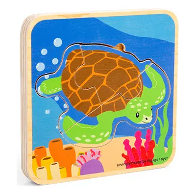 Bigjigs Toys Puzzle Životní cyklus želvy